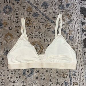 Women's Cream  Pink Bralette